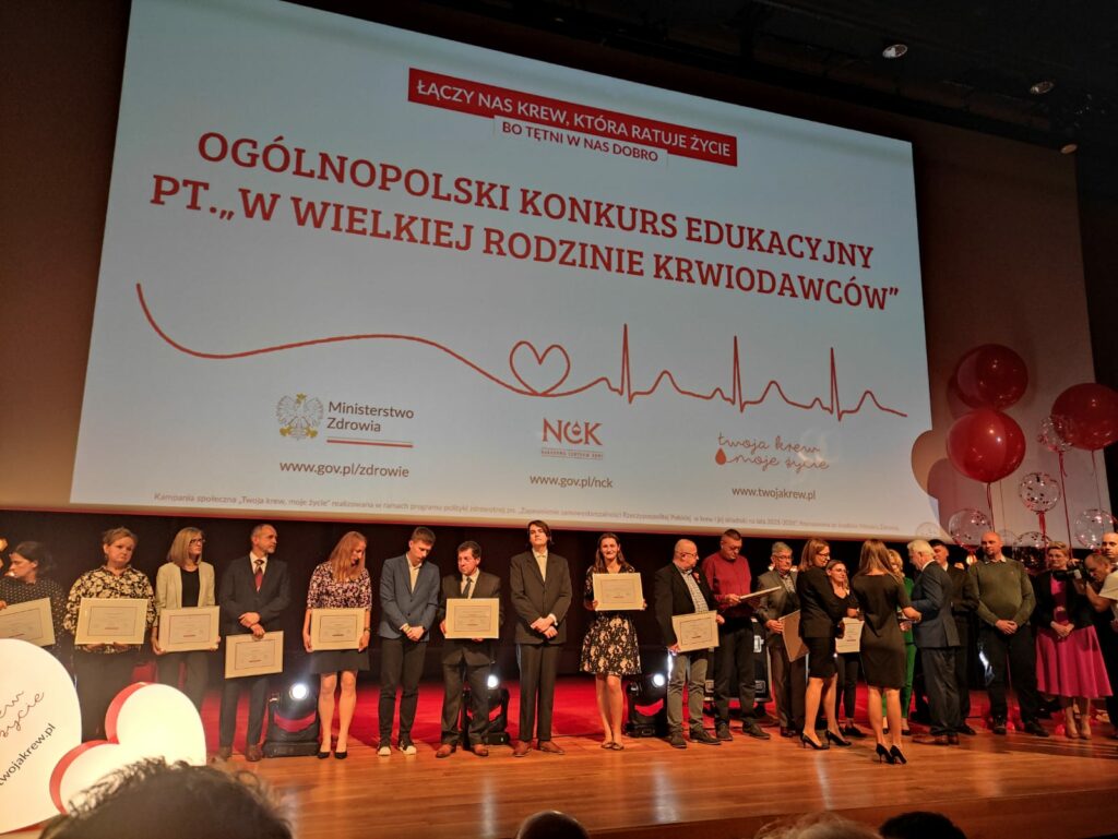 Uroczysta Gala w ramach Ogólnopolskiej Kampanii Społecznej "Twoja Krew Moje Życie” - uczestnicy