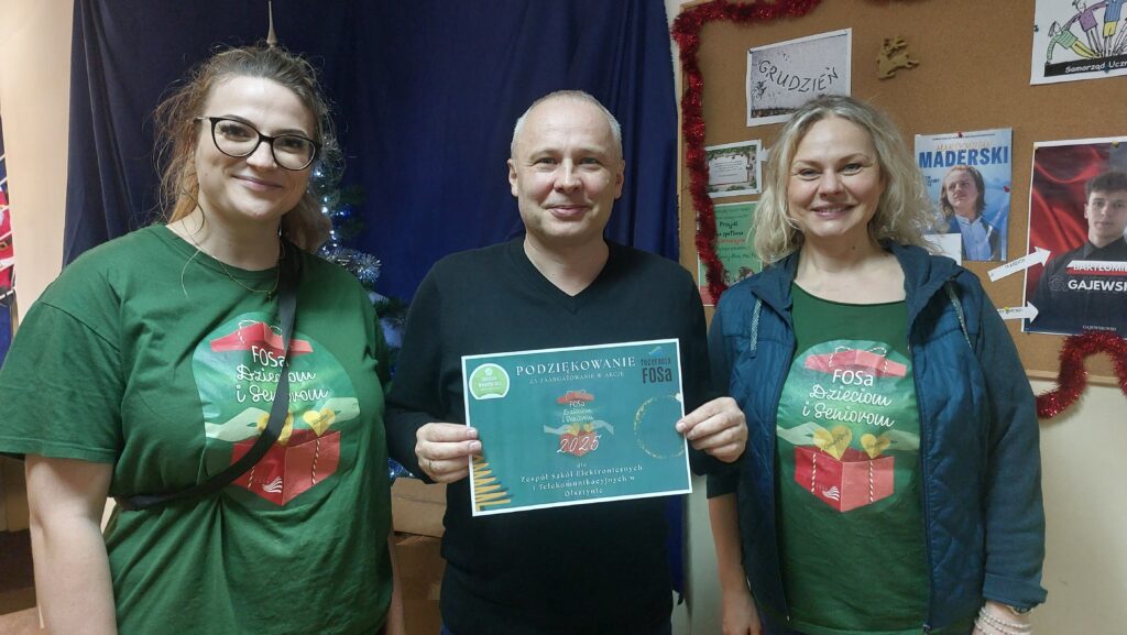 Młodzież z Zespołu Szkół Elektronicznych i Telekomunikacyjnych kolejny raz pokazała wielkie serce!