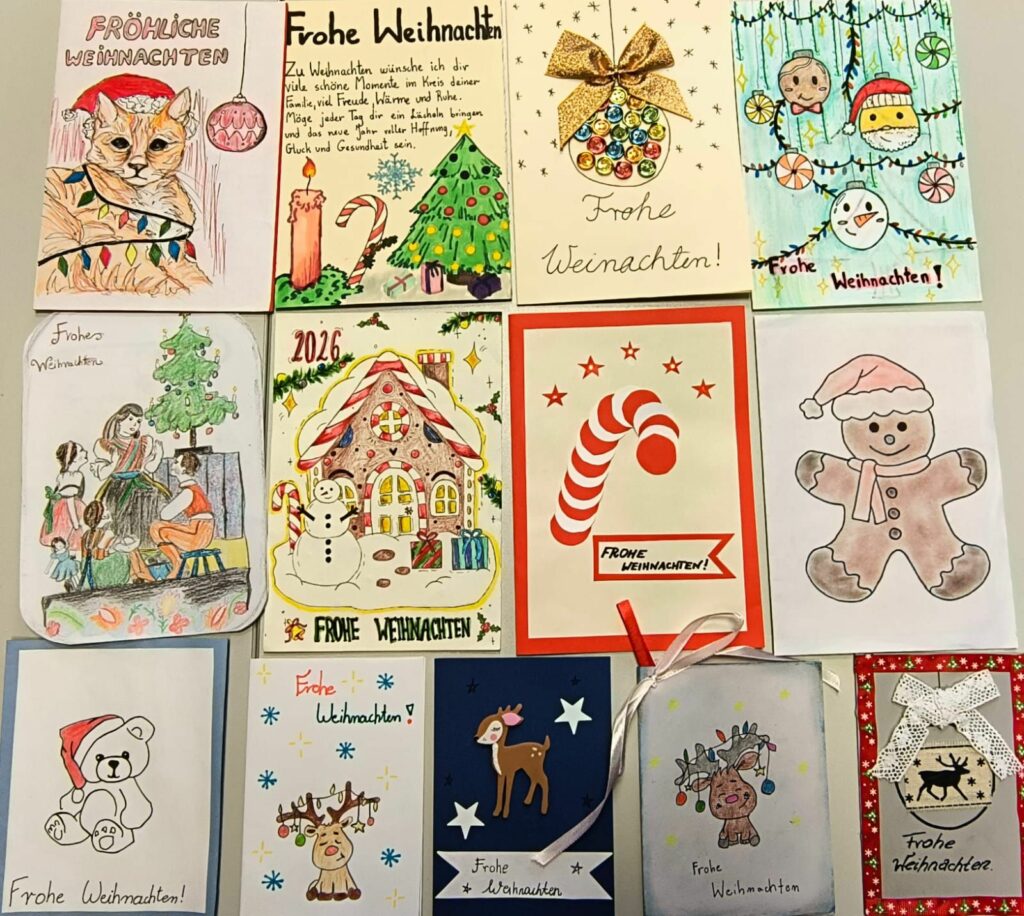 Wyniki konkursu na kartkę świąteczną w języku niemieckim