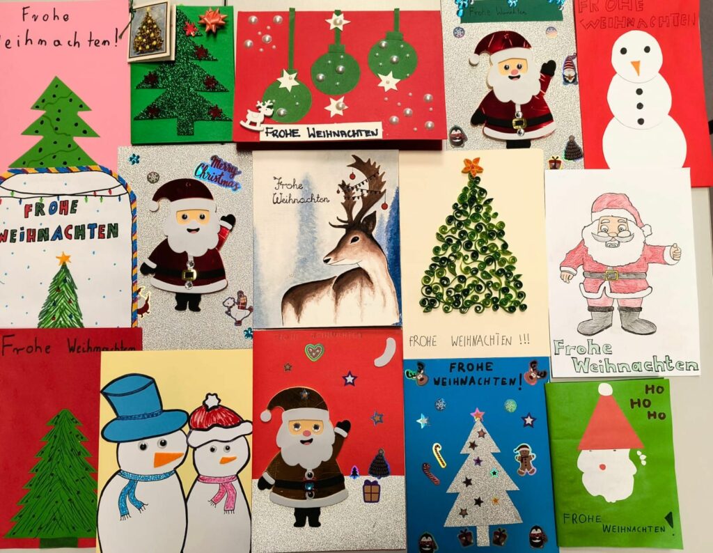 Wyniki konkursu na kartkę świąteczną w języku niemieckim