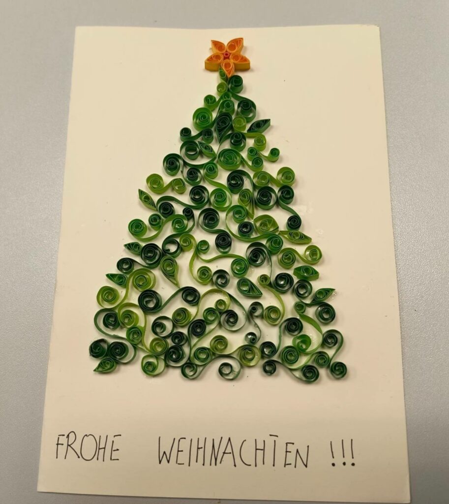 Wyniki konkursu na kartkę świąteczną w języku niemieckim