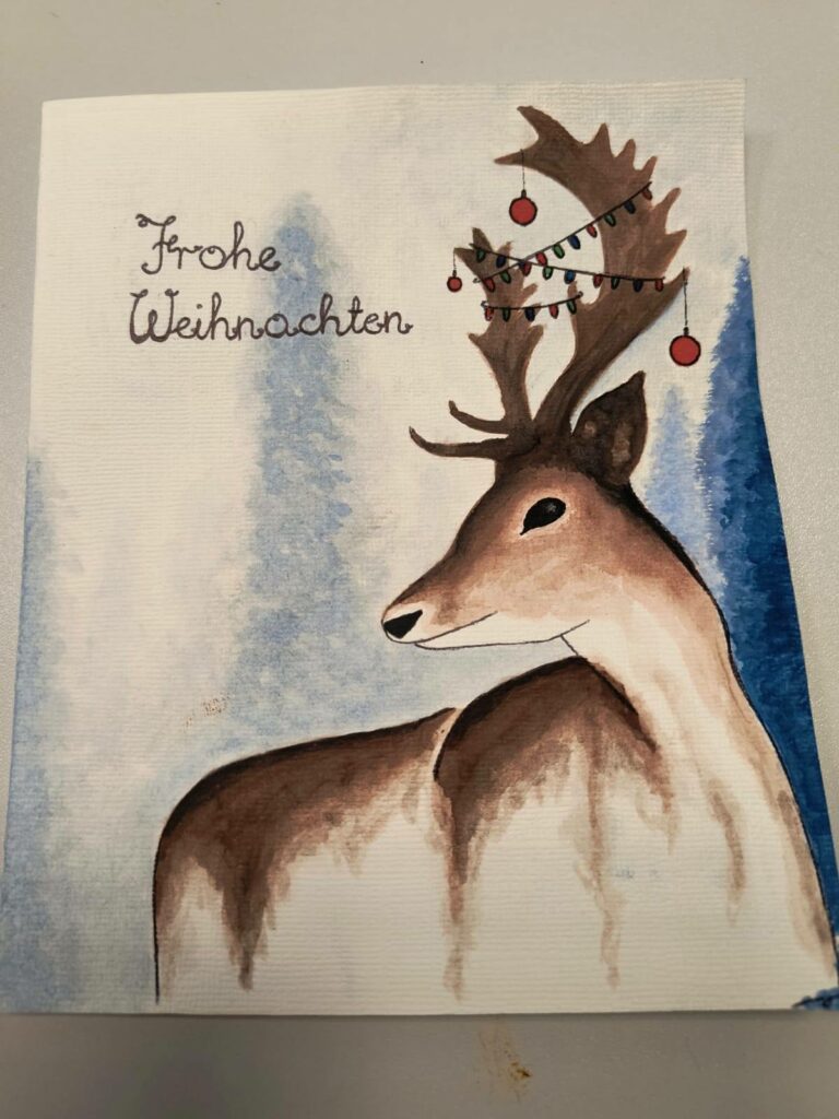 Wyniki konkursu na kartkę świąteczną w języku niemieckim